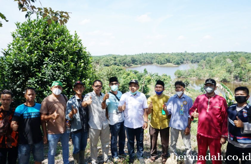 Wabup Siak Tinjau Danau Telago Batin Bungsu Di Kecamatan Minas