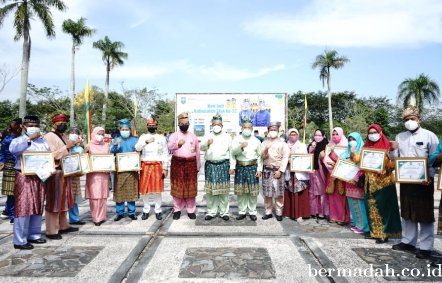 Upacara Puncak HUT Ke-22 Siak, Bangkit Dari Pandemi Covid-19 Menuju Siak Tangguh, Siak Tumbuh