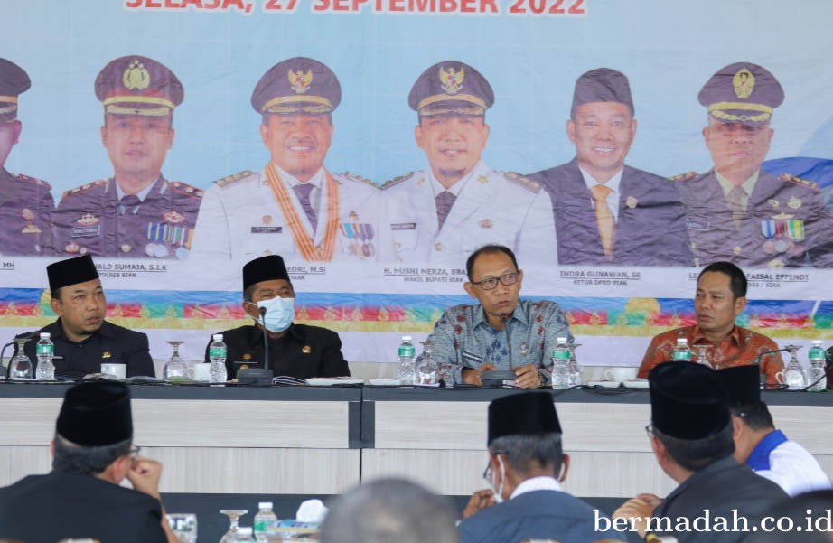 Bupati Siak Terima Kunjungan Kerjan BNN Provinsi Riau