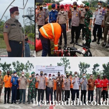 Wabup H Nasarudin SH MH Pimpin Apel Kesiapsiagaan Penanggulangan Bencana Karhutla Pelalawan