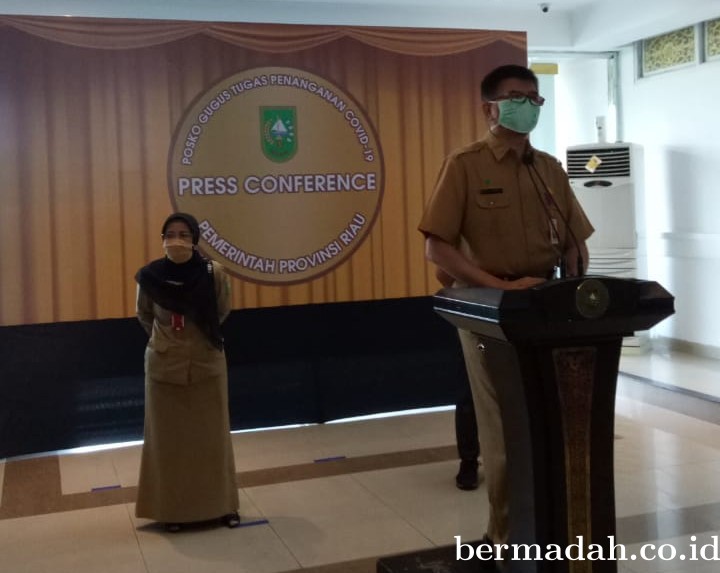 Ada Penambahan 4, Total Kasus Positif Covid-19 di Riau Jadi 34