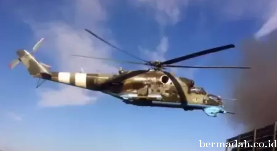 Dalam Serangan, Rusia Hancurkan 3 Helikopter Ukraina