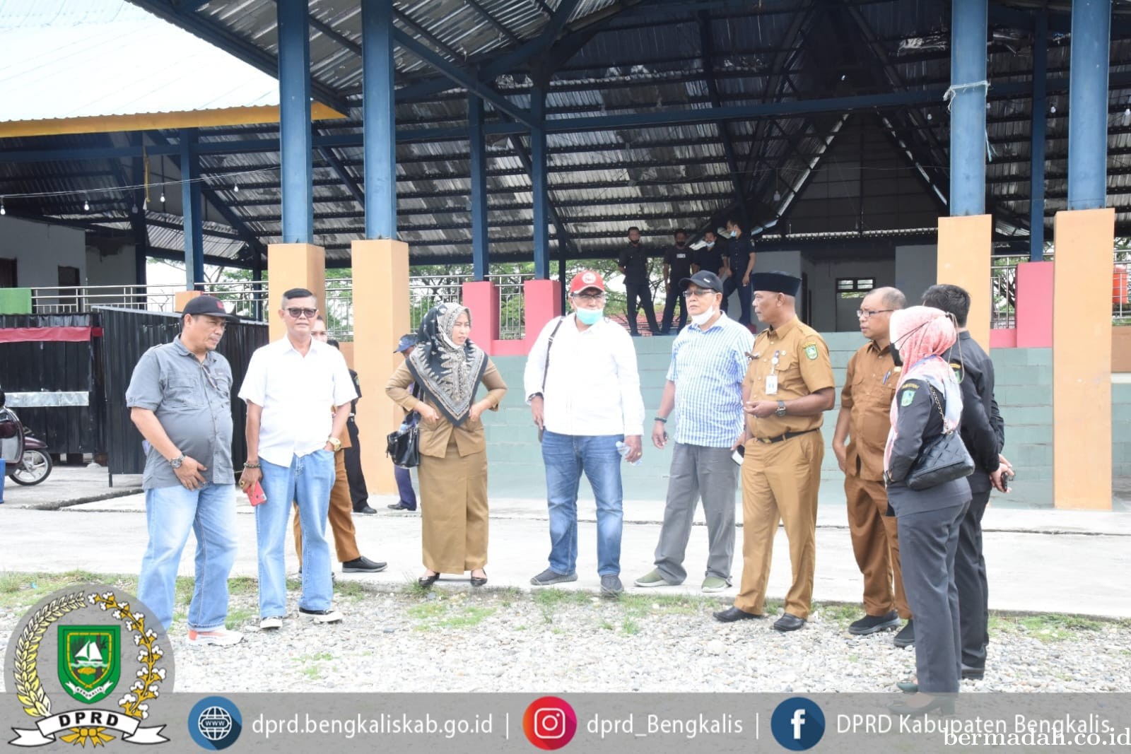 Tinjau Pasar di Mandau, Komisi III DPRD Bengkalis Harapkan Perbaikan Infrastruktur