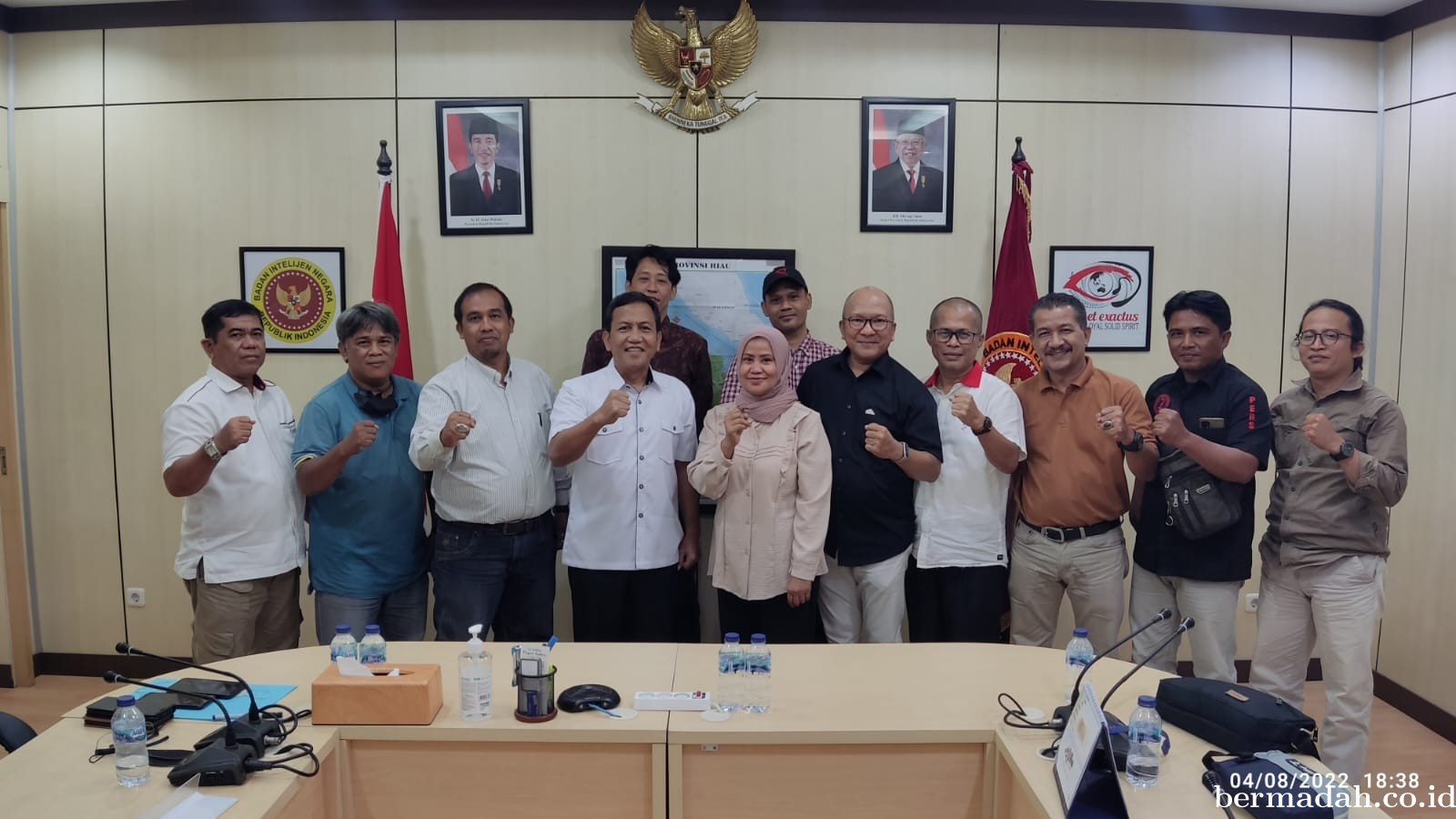 Kabinda Riau Ajak Organisasi Pers Perangi Hoax dan Sadarkan Masyarakat Pentingnya Vaksin Booster