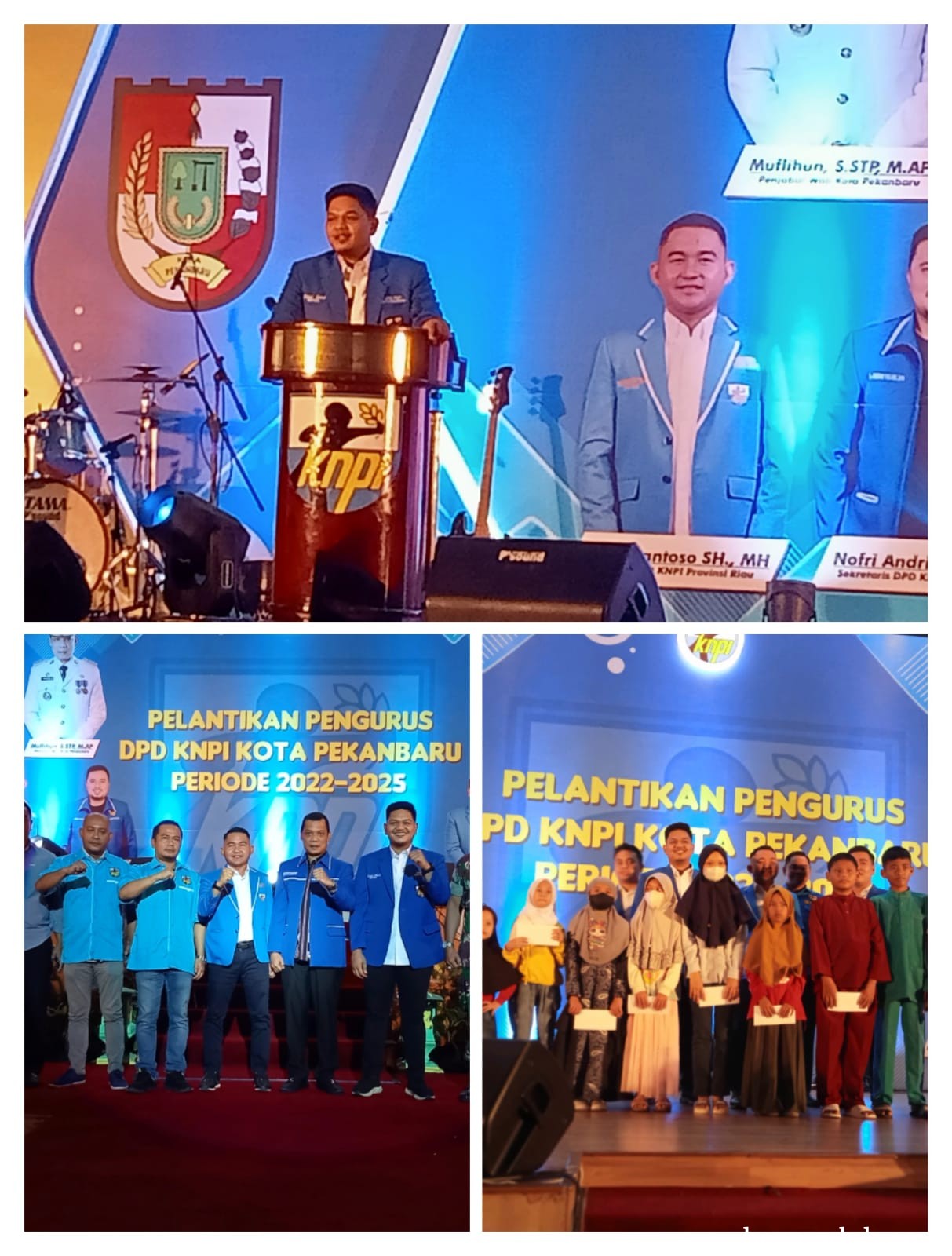 Faisal Islami Dilantik Jadi Ketua DPD KNPI Kota Pekanbaru Periode 2022-2025
