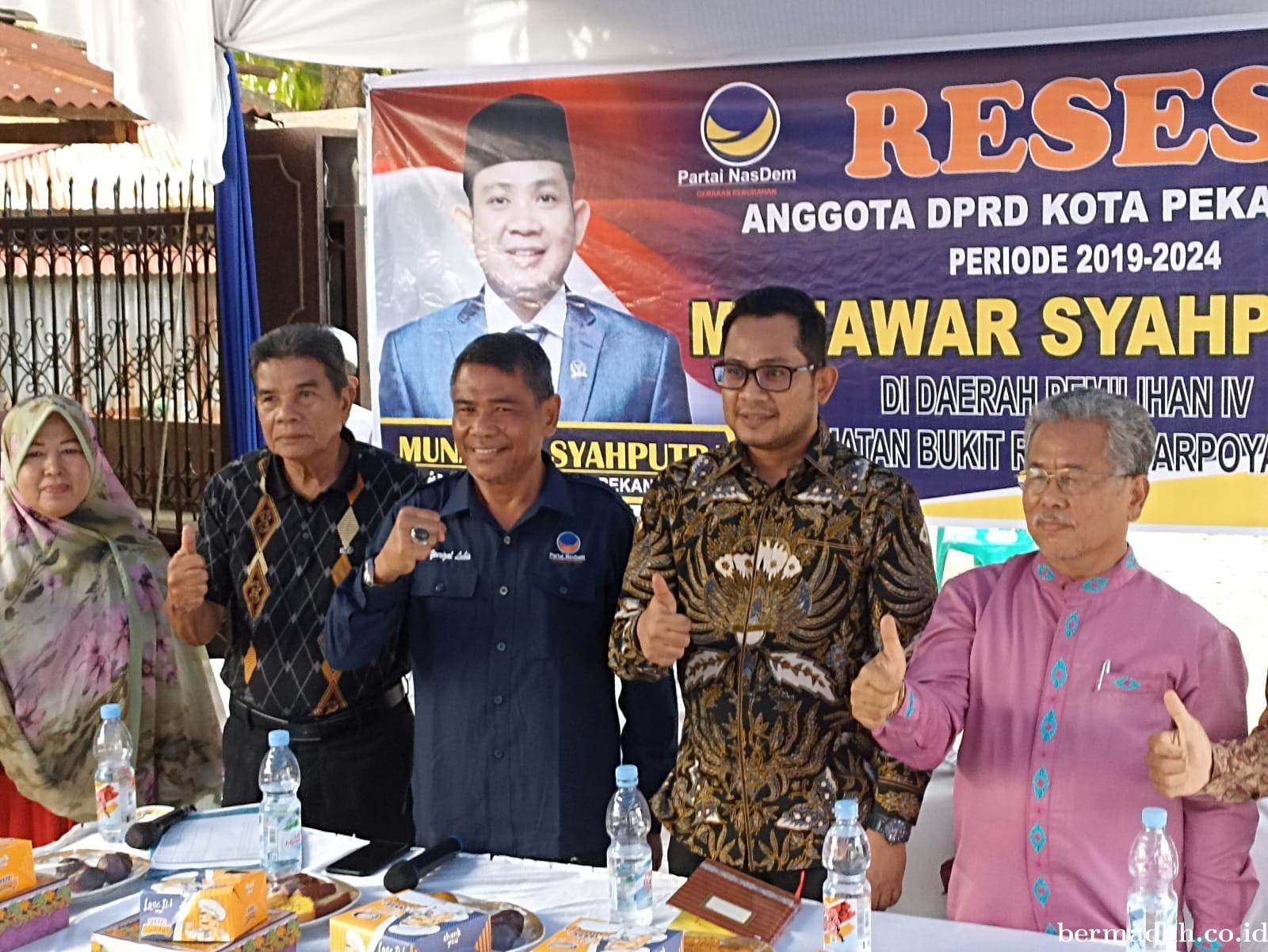 Meriah, Reses Anggota DPRD Munawar Syahputra Didampingi Bendahara DPD NasDem