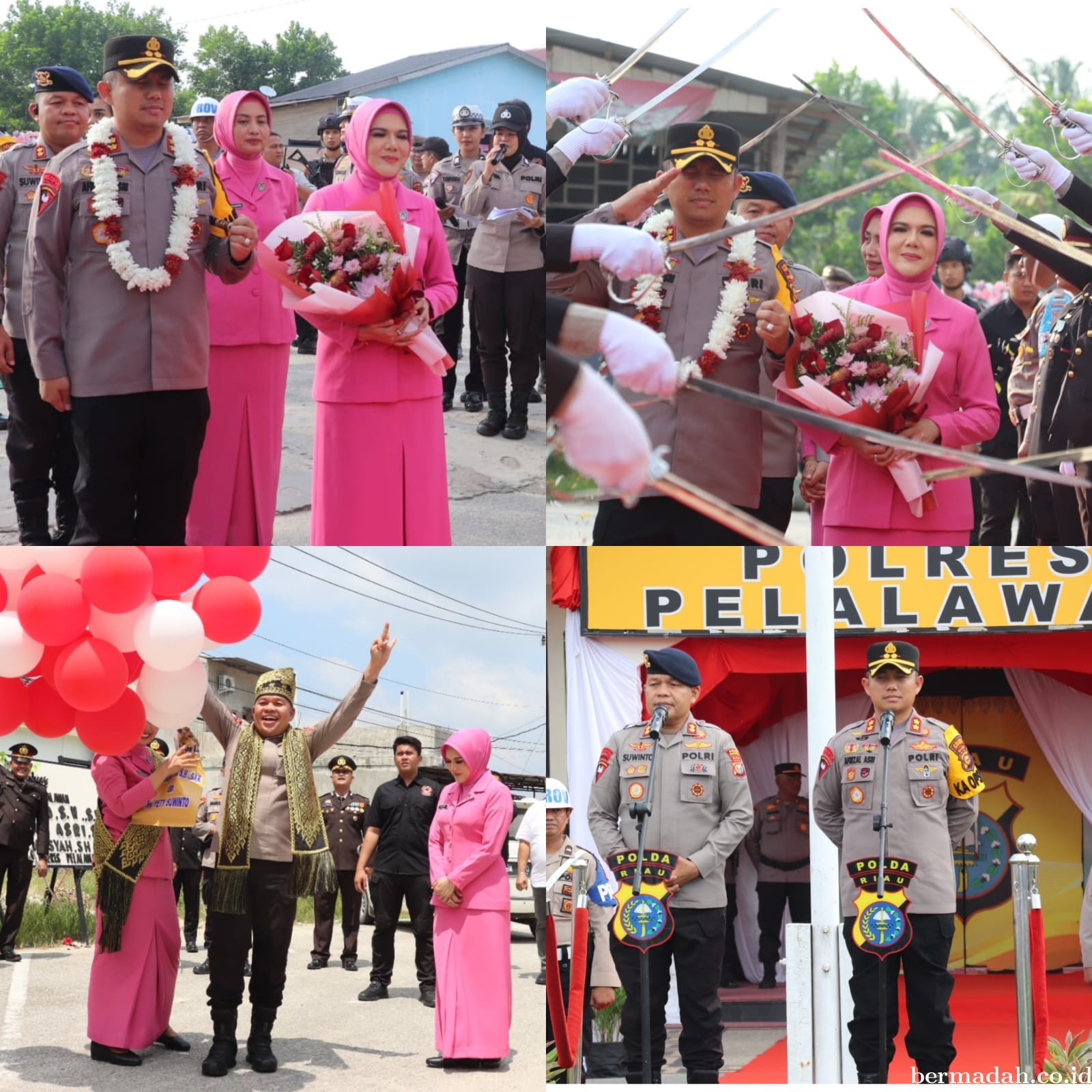 Upacara Farewell Parade: AKBP Afrizal Asri SIK Resmi Menjabat Sebagai Kapolres Pelalawan