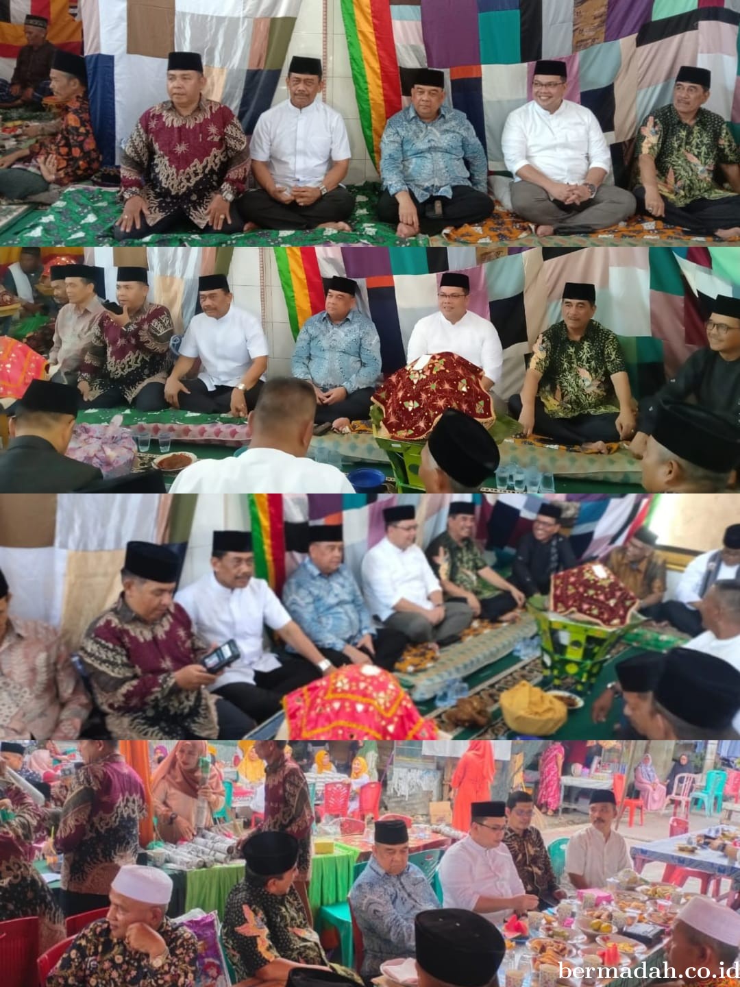 Bersama Masyarakat Pariaman, Calon Walikota Edy Nasution Makan Nasi Bajambau