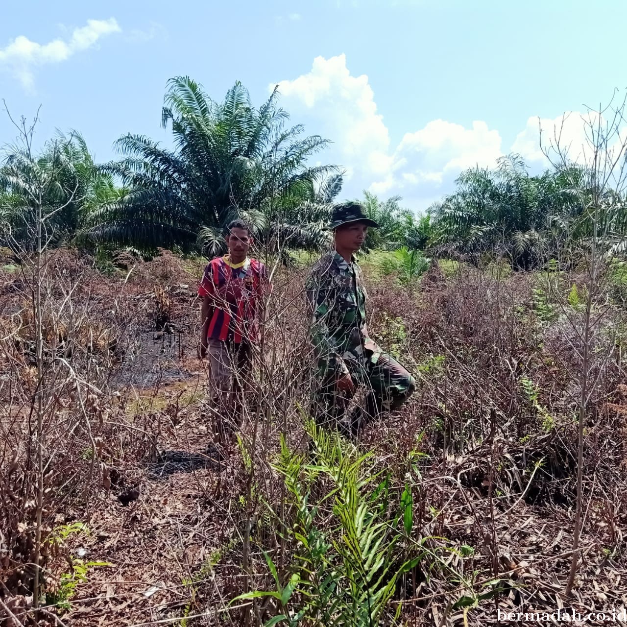 Penanggulangan Karhutla di Wilayah Koramil 02/Sungai Apit, 1 Oktober