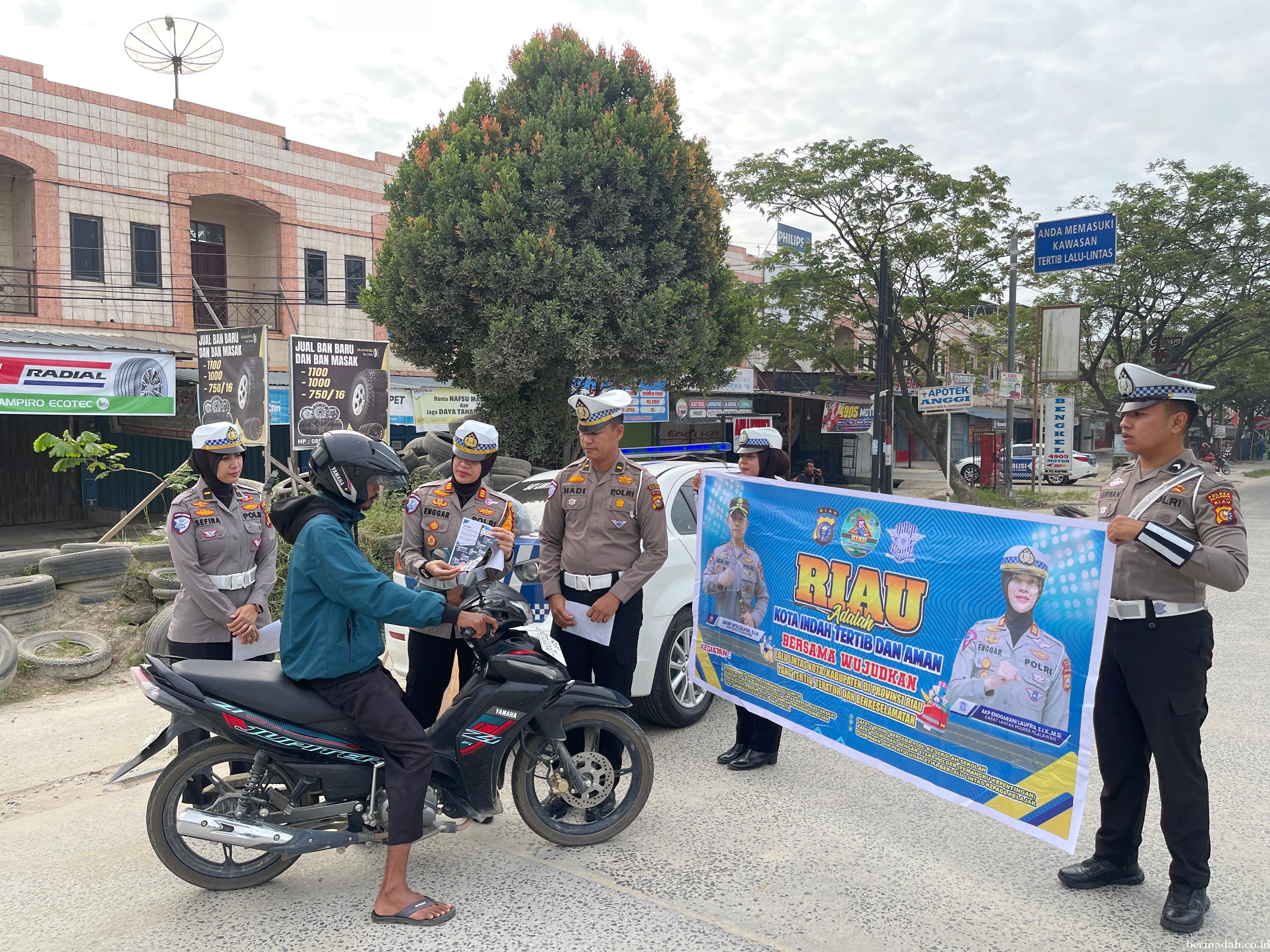 Polres Pelalawan Ajak Masyarakat Ciptakan Lalu Lintas Aman Melalui Lomba Video