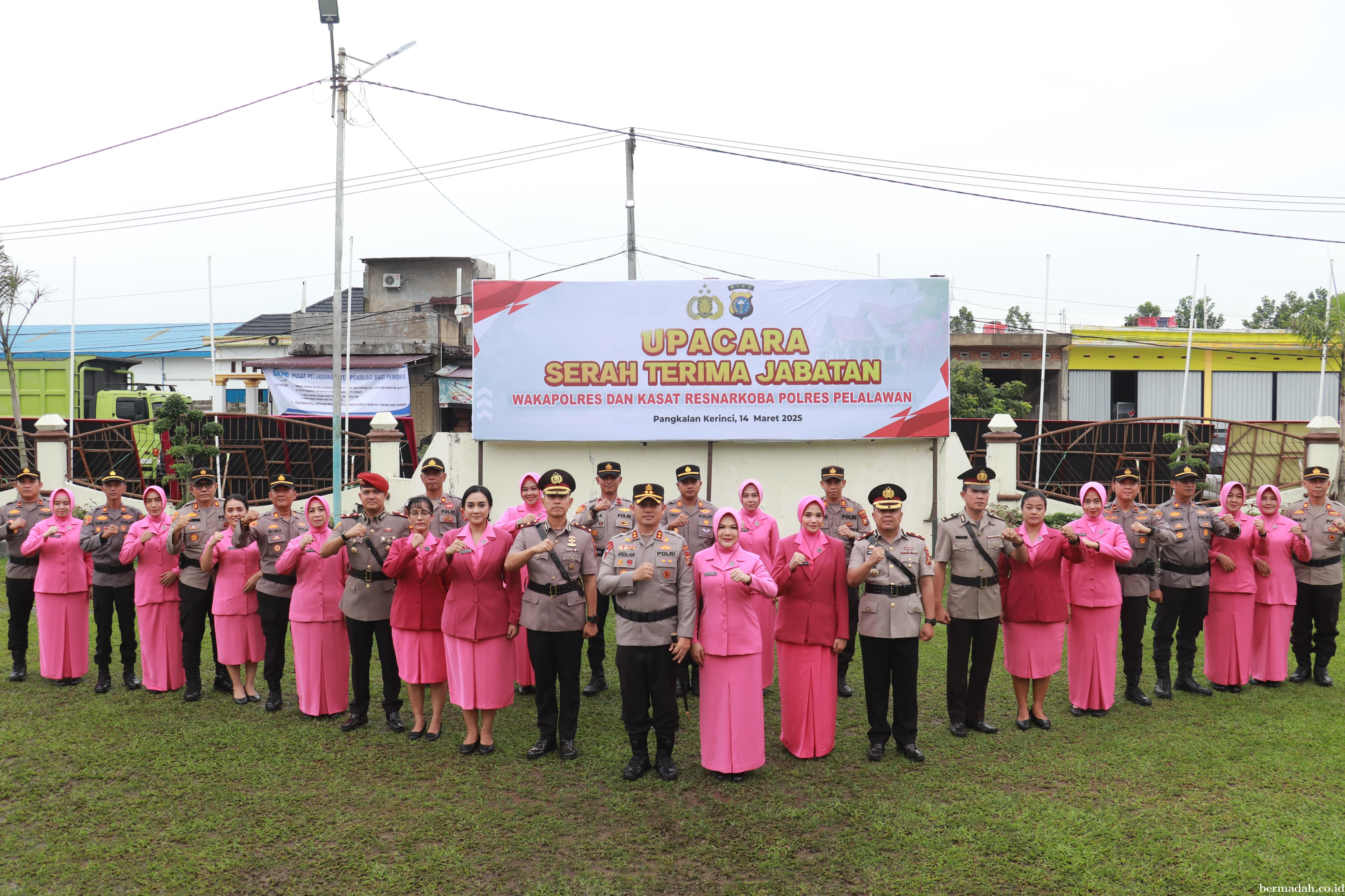 Mutasi Wakapolres dan Kasat Narkoba, Kapolres Pelalawan Harap Kinerja Polres Semakin Optimal