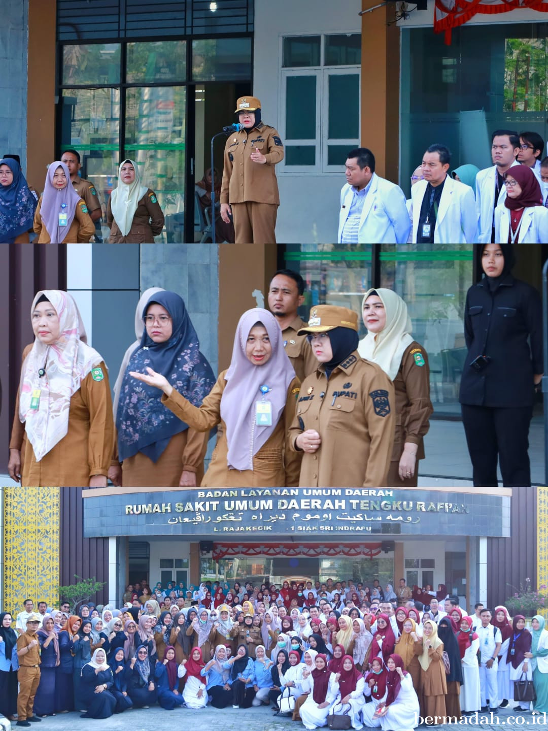 Bupati Siak Minta RSUD Tengku Rafian Jadi Pelayanan Kesehatan Terbaik Meski Anggaran Terbatas