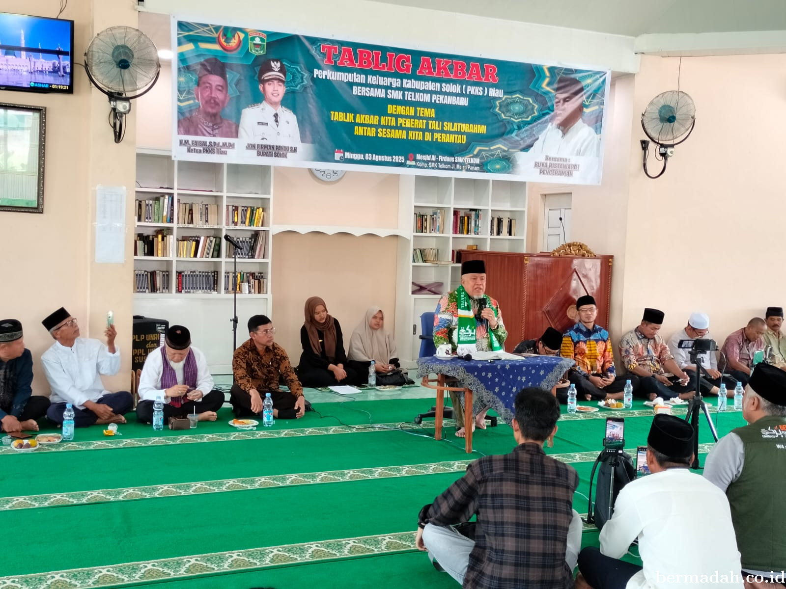 Tabligh Akbar PKKS Riau: Pererat Ukhuwah dan Jaga Nilai Budaya di Perantauan
