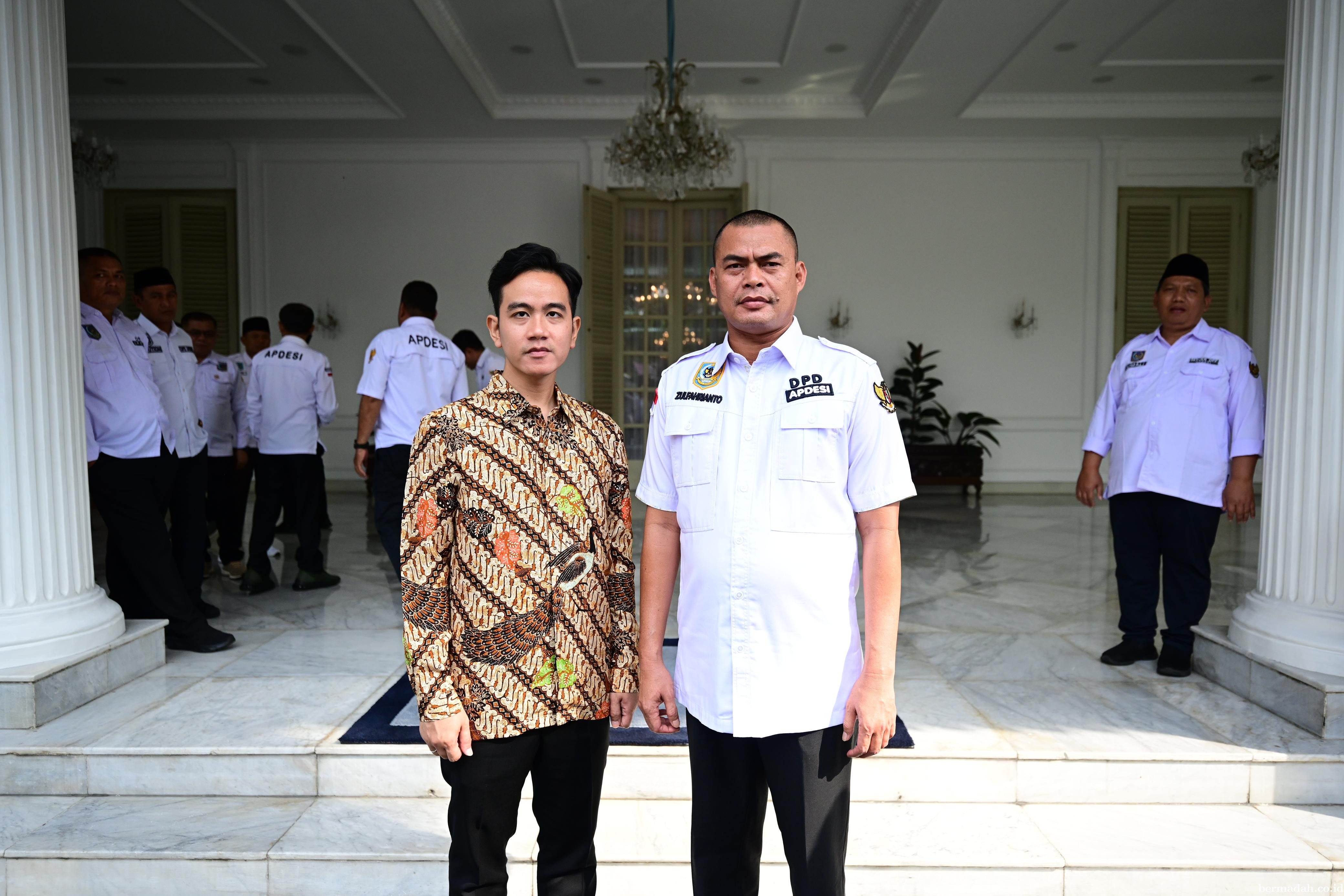 Zulfahrianto, Pejuang Suara Desa Riau, Temui Wakil Presiden RI