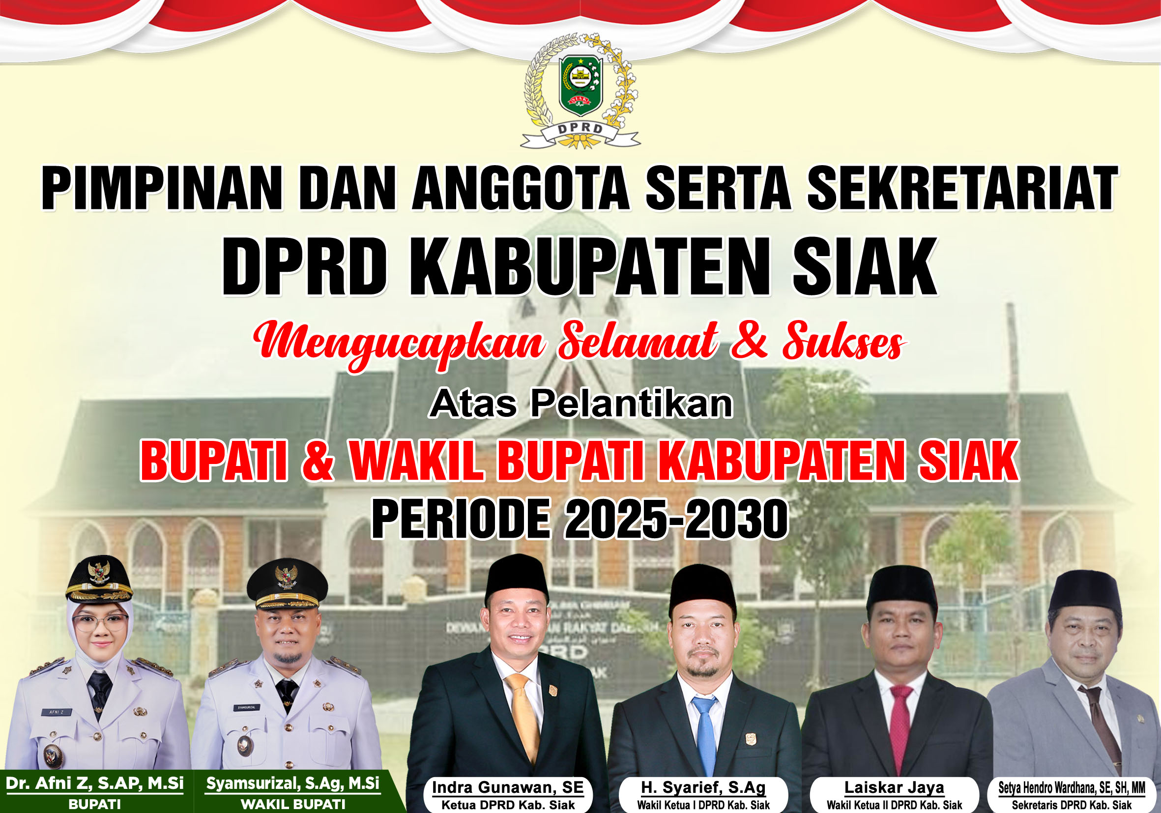 Pelantikan Bupati Siak